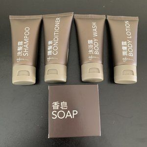 WYNN CASINO HOTEL LAS VEGAS BATH & BEAUTY AMENITIES TRAVEL SET 5 PIECES -NEW